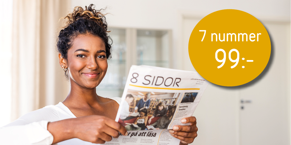 8 Sidors produktbanner