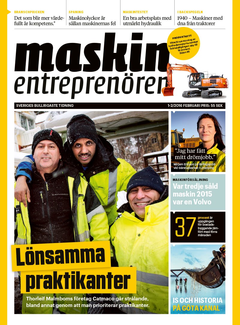 Maskinentreprenörens produktbild